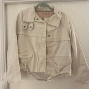Cream Cargo Jacket